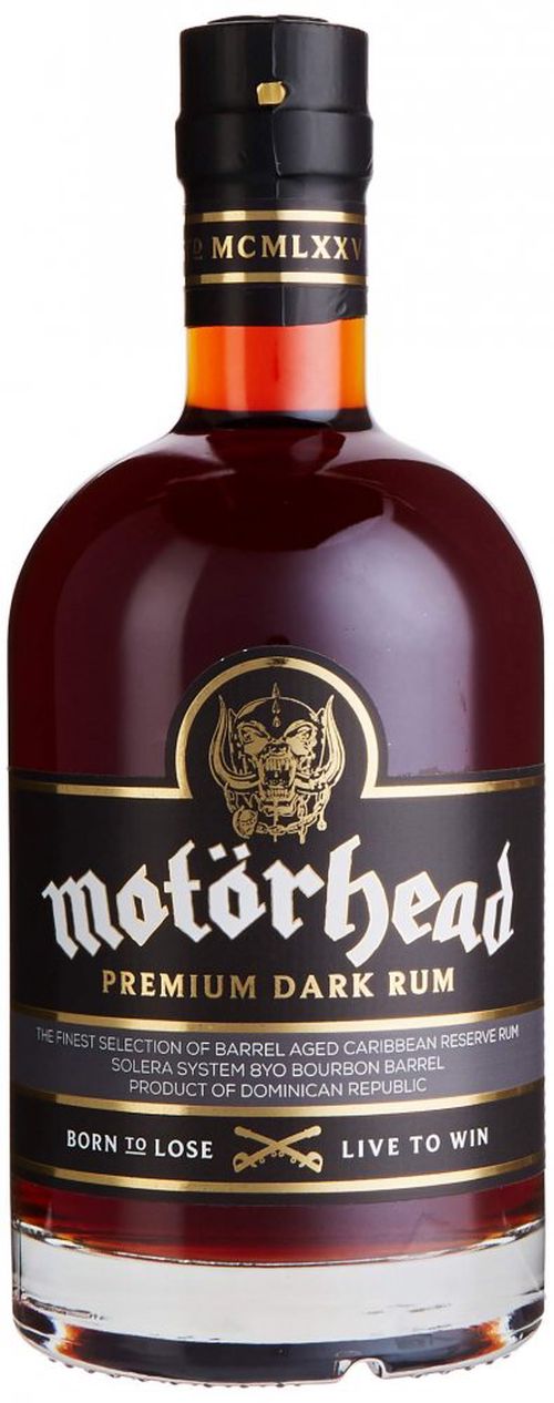 Motorhead Premium Dark Rum 40% 0,7 l
