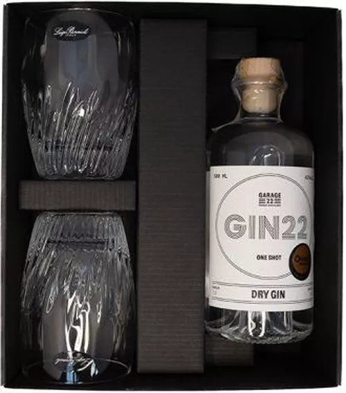 Garage22 Gin22 0,5l 42% + 2x sklo GB