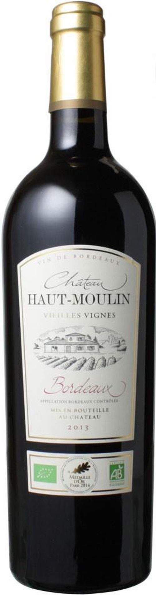 BIO Château Haut Moulin 2019, Bordeaux