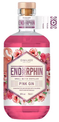 ENDORPHIN Pink gin 43% 0,5L