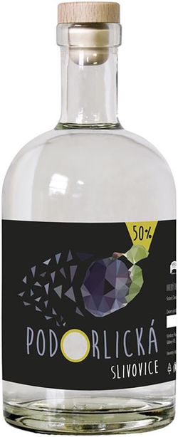 Podorlická slivovice 50% 0,5L - pravá slivovice