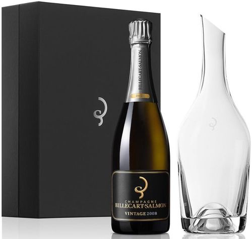 Billecart-Salmon Dárková Kazeta Brut Vintage a Champagne Decanter 2008 0,75l 12% GB