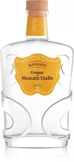 Grappa Moscato Giallo Bertagnolli Trentino Bianca 0,7l 42%