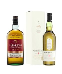 Zvýhodněný set = Lagavulin 8 Y.0. + The Singleton of Dufftown Malt Master's Selection 44,0% 1,4 l
