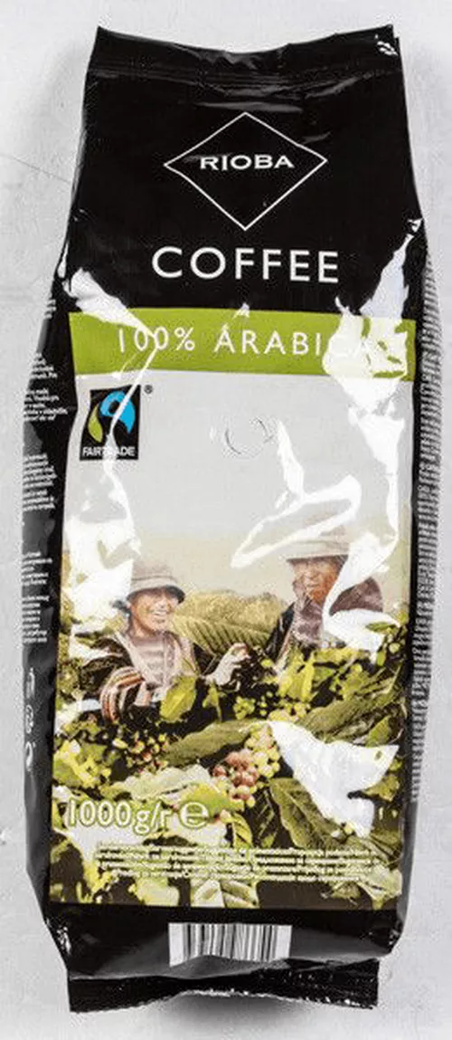 Rioba Fair Trade 100% Arabica zrnková káva 1 kg