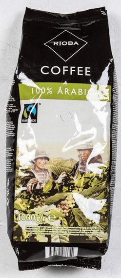 Rioba Fair Trade 100% Arabica zrnková káva 1 kg
