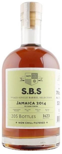 S.B.S Jamaica 2014 0,7l 52% / Rok lahvování 2020