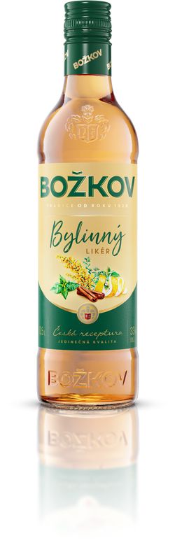 Božkov bylinný likér 33% 0,5l