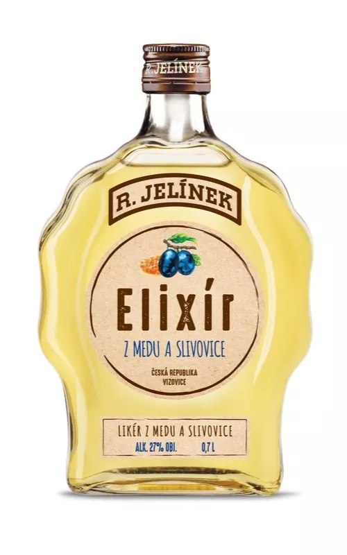 Elixír z Medu a Slivovice 0,7l 27%