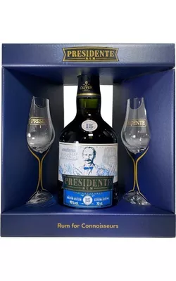 Presidente Marti 0,7l 40% + 2x sklo GB