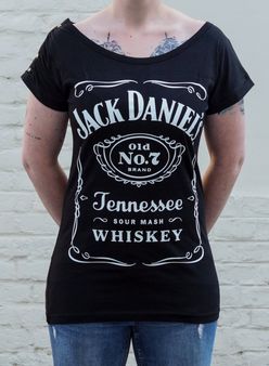 Jack Daniel's Triko s etiketou Dámské L