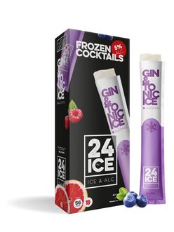 24 Ice Gin & Tonic Frozen Cocktails 5×0,65l 5%
