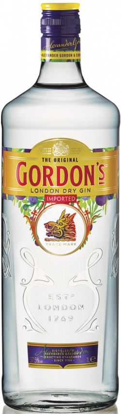 Gordon's London Dry Gin 37,5% 1l
