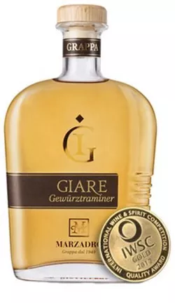 Marzadro Le Giare Grappa Gewurztraminer 0,7l 41% GB